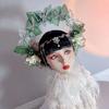 Lolita Fairy Butterfly Halo Crown Headpiece Bridal Wreaths Flowers Headband Women Girl Mermaid Princess Elf Cosplay Headdress