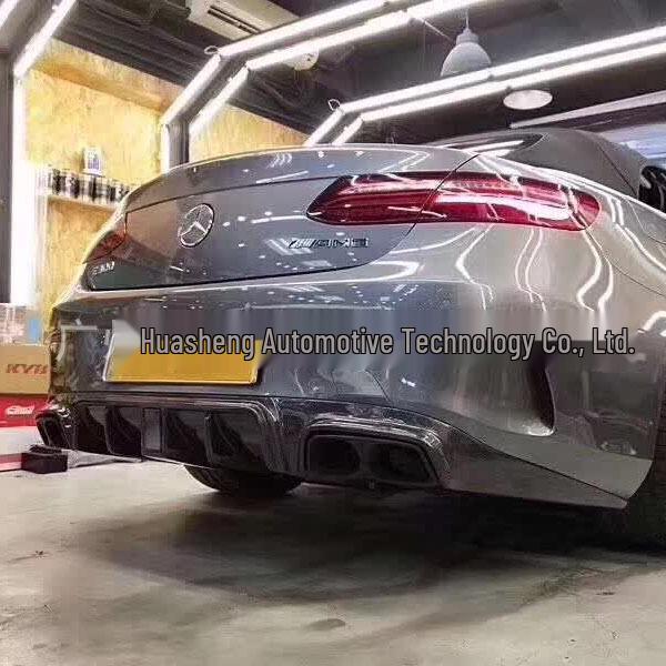 Mercedes-Benz E-Class W238 Coupe Rear Lip, Carbon Fiber Brabus E53 Style (2016-2021)
