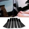 For Kia K5 Optima 2021-24 Glossy Black PC Window Center BC Pillar Cover Trim 6p