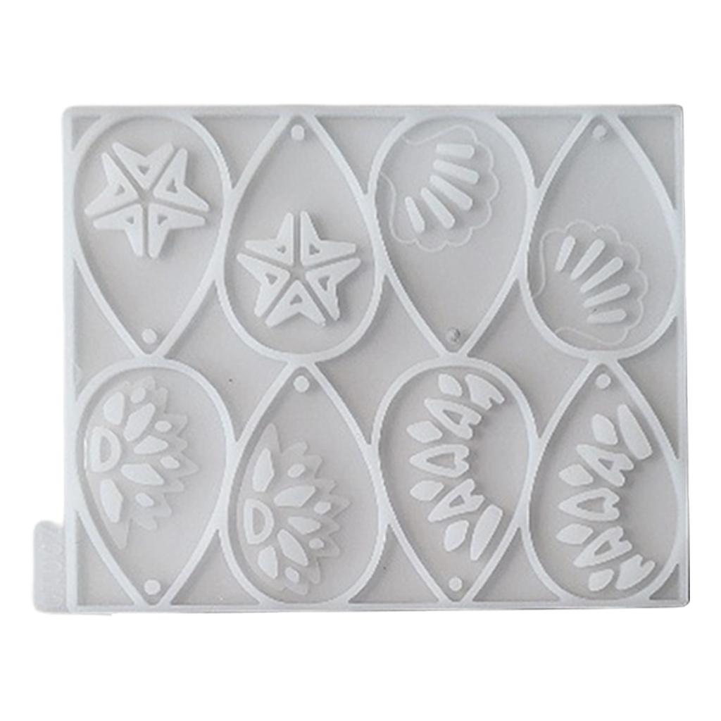 Earrings Silicone Molds Drop Jewelry Making Tool Silicone Pendant Moulds Silicone Texture Gift for Art Enthusiasts