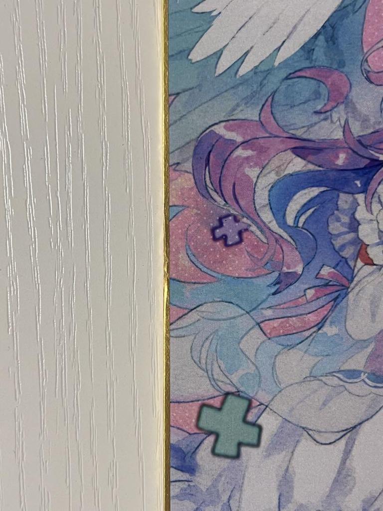 [USED] Anonymous delivery Chachagoma Exhibition Shikishi Art Book Release Commemoration