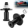 2 Pack Tailgate Striker Bolt with Nuts, 38427 Black Tailgate Latch Striker, OEM #11570162 Metal Tailgate Door Buckle Bolt Compatible with Chevy