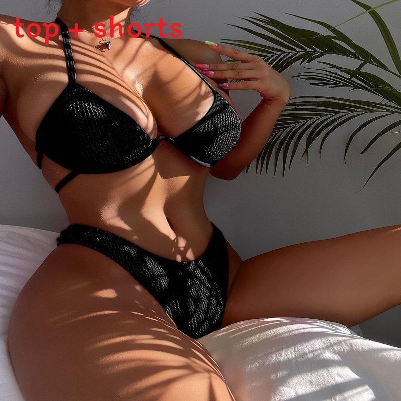 Women Backless Bikini Set With Steel Underwire And Nylon Fabric For Swimming And Water Sports