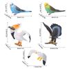 Simulation Flying Bird Model Children Animal Figurine Educational Toy Home Decoration5pcs / Set