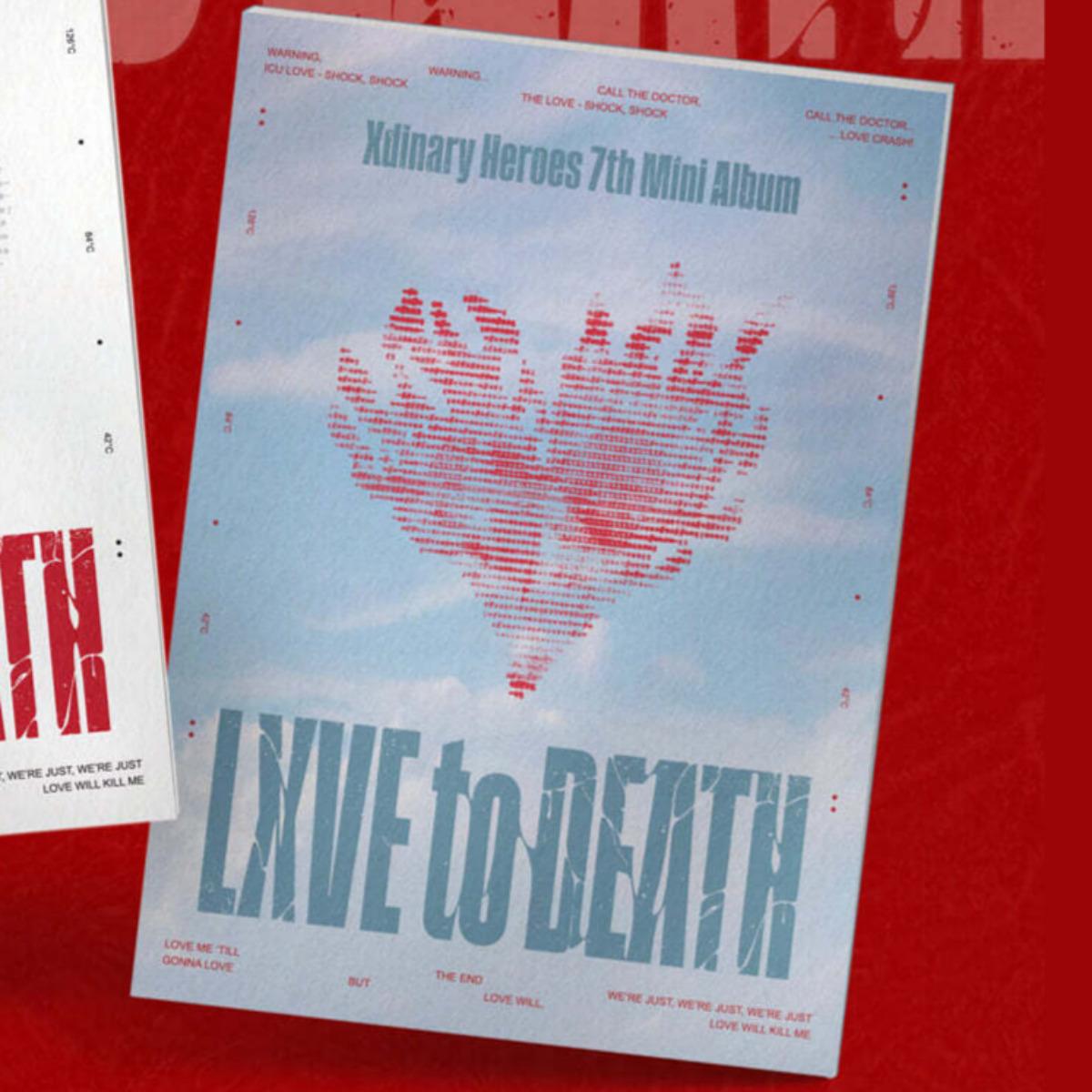 Xdinary Heroes - LXVE to DEATH / 7th Mini Album (PHOTOBOOK ver.) The End ver. (Blue)