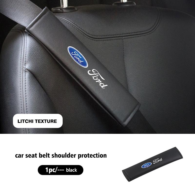 1/2PCS Car Seat Belt Covers Shoulder Cushion Protector Pad For Ford Fiesta mk7 mk5 mk8 mk4 mk6 1995-2011 2012 2013-2023