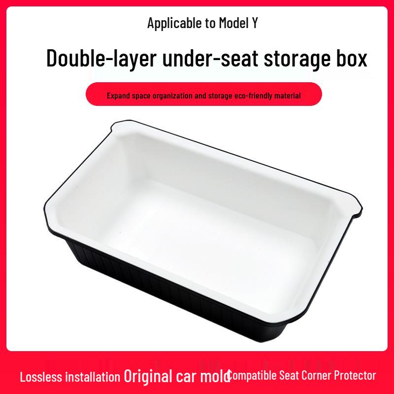 Mise à niveau de la boîte de rangement sous le siège arrière pour Tesla Model Y