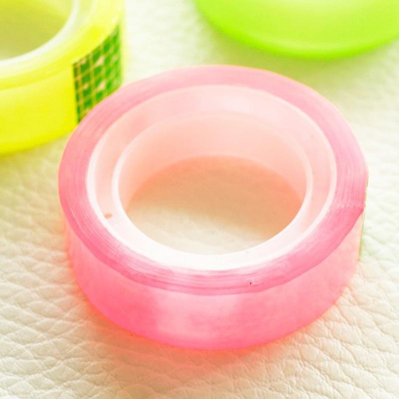 6 Rolls/Set Decorative Tape Sticky Paper Rainbow Washi Masking Tape Stationery