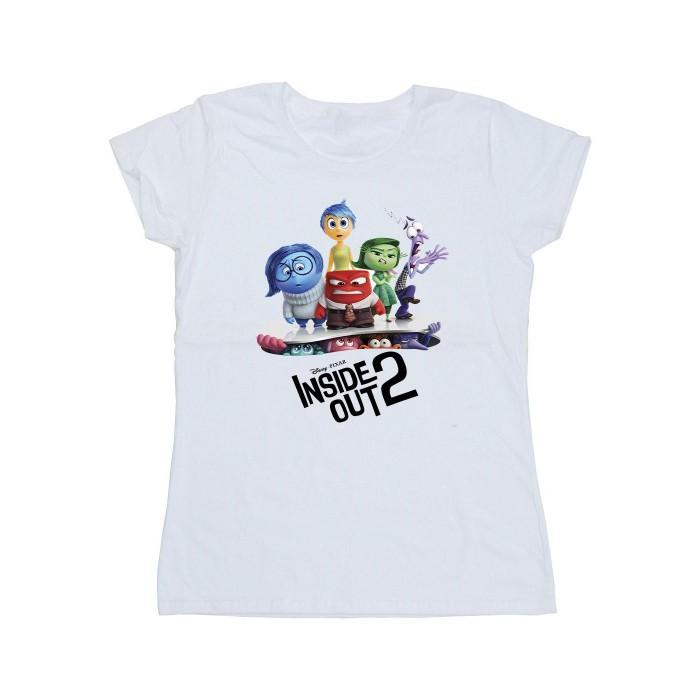 Inside Out 2 Womens/Ladies Poster Cotton T-Shirt