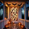 Halloween Bloody Handprint Ghost Static Cling Frosted Window Decal Haunted House Bar Party Decor