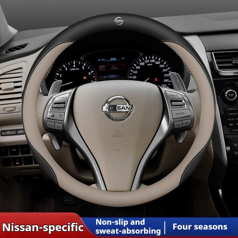 CCMLIC1 Leather Car Steering Wheel Cover for Nissan Pulsar Murano Rogue Versa Cube Juke Qashqai Leaf MAXIMA Pathfinder Micra X-Trail