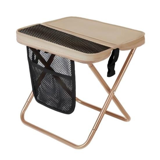 Folding Stool with Carry Bag Portable Lightweight Heavy Duty Waterproof Outdoor Camping Backpacking Beach Picnic Fishing Collapsible Chair Seat