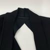 FETICO 24AW FTC244-0207 BLACK KNITTED TAILORED JACKET Jacket 1 blackUsed
