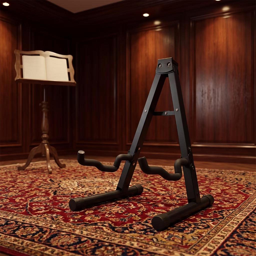 Triangular Guitar Stand Foldable Folding Stable for Home