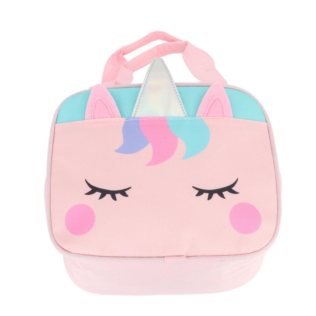 Children S Meal Bag Thick Handle Oxford Fabric Colourfast Cute Portable Kids Lunch Bag for Kids Boys and Girls Unicorn