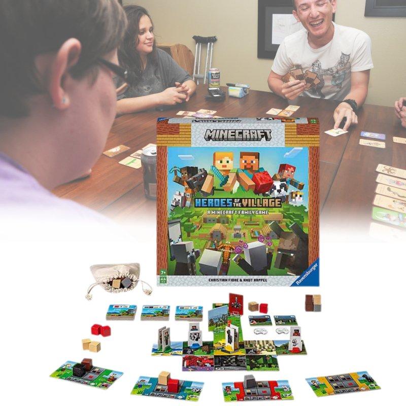 Minecraft Card Board Games Family Entertainment Multiplayer Party Activity Item