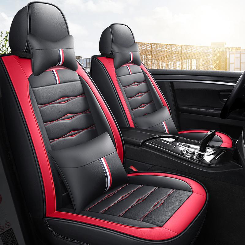 New PU Leather Automotive Seat Covers for Cars SUV Truck Sedan Universal Anti Slip Car Seat Cover(Only 1PC Cover)