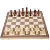 Folding Chess Set Wooden Chess Pieces Board Games Handmade Checkerboard Family Table Game Educational Child Games