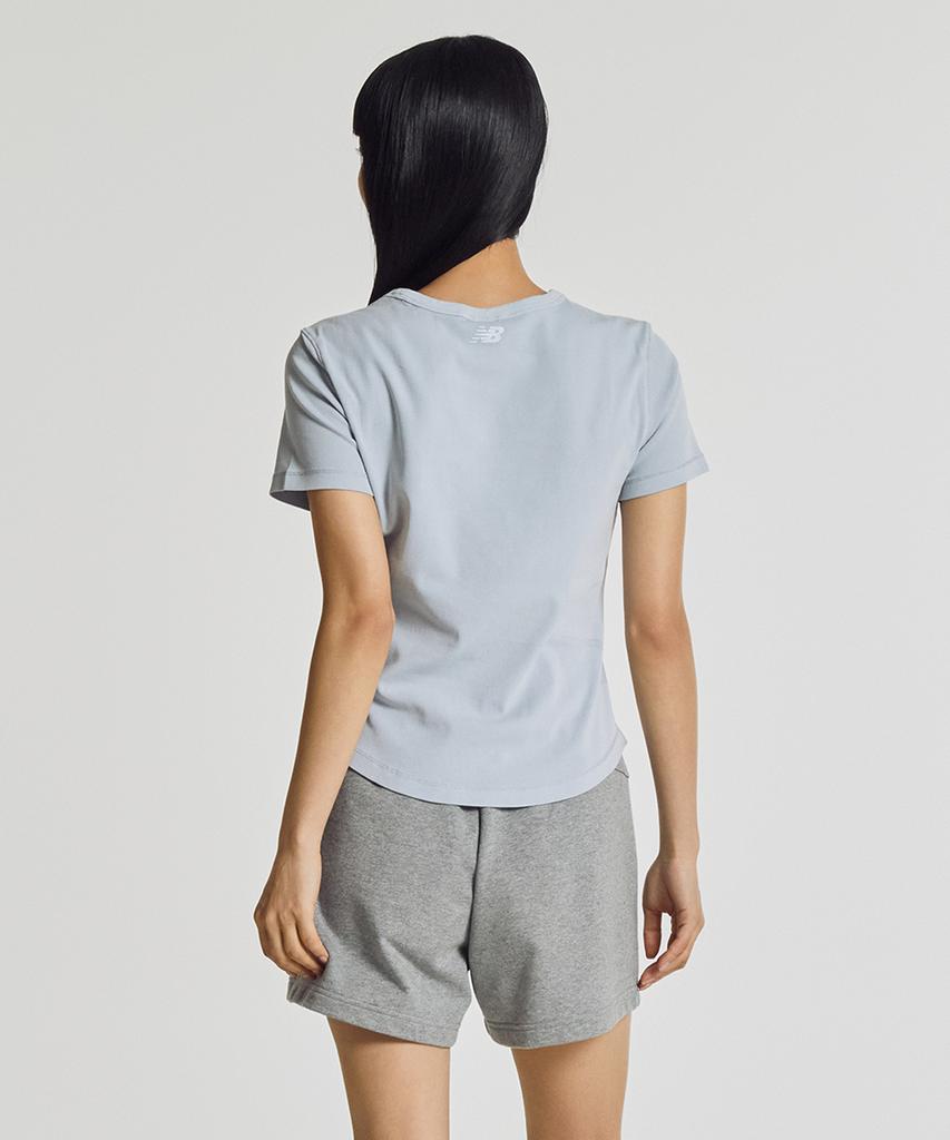 Nyuballanseu Nbneg2W482 / Women Fitted Dyed Short Sleeve Tee (Dyeing Blue)