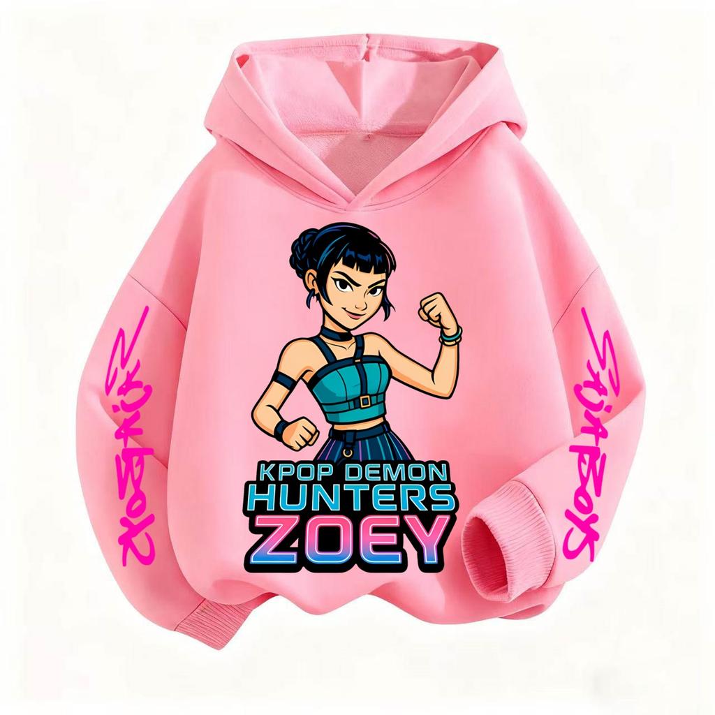 Kids Hoodies & Sweatshirts  K-POP Halloween Fashion Demon Hunters Hoodie Children Sweatshirt