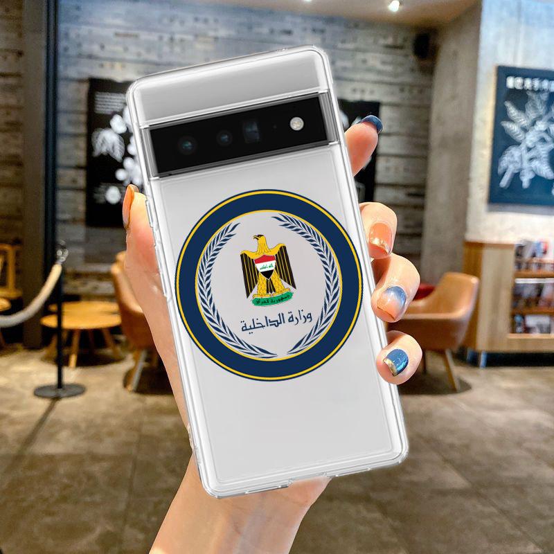Saddam Hussein Iraq Flag Phone Case For Google Pixel 8 7 6 Pro 6A 5 4 5A 4A 3A XL 5G Silicone Shockproof Soft Clear Cover Fundas