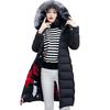 Winter Women Hooded Coat Fur Collar Thick Warm Long Jacket Both Side Wear Female 3XL Outerwear Parka