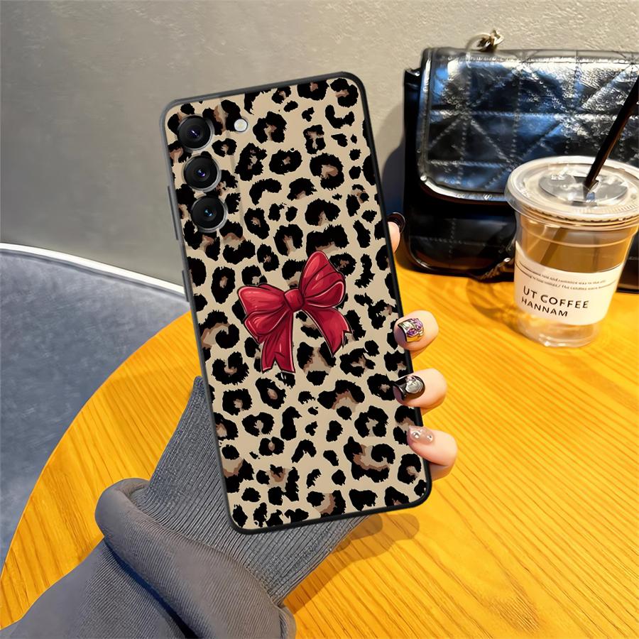 

Креативный чехол-бант с леопардовым принтом для Samsung Galaxy A57 A15 A23 A55 A37 A53 A17 A25 A16 A05 A06 A73 A51 A52 A36 Чехол для телефона A13 Galaxy A41