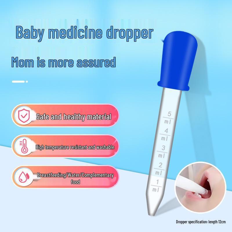 Children's Silicone 5ml Medicine Dropper & DIY Baking Tool with Scale