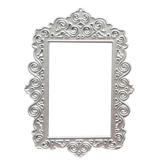 

Режущий штамп в стиле ретро, ​​многоцелевой фотоальбом из углеродистой стали, декоративный шаблон для рукоделия серебряный