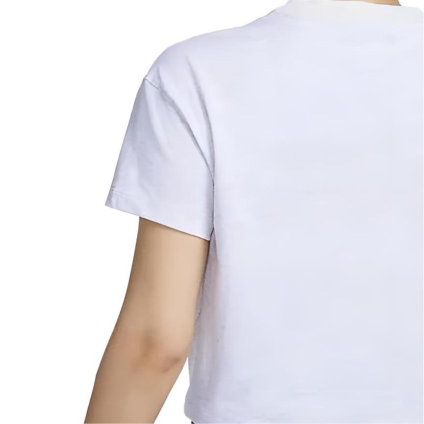 Nike Solid Color Short Sleeve Casual T-Shirt Women Tops Birch DA0324-051