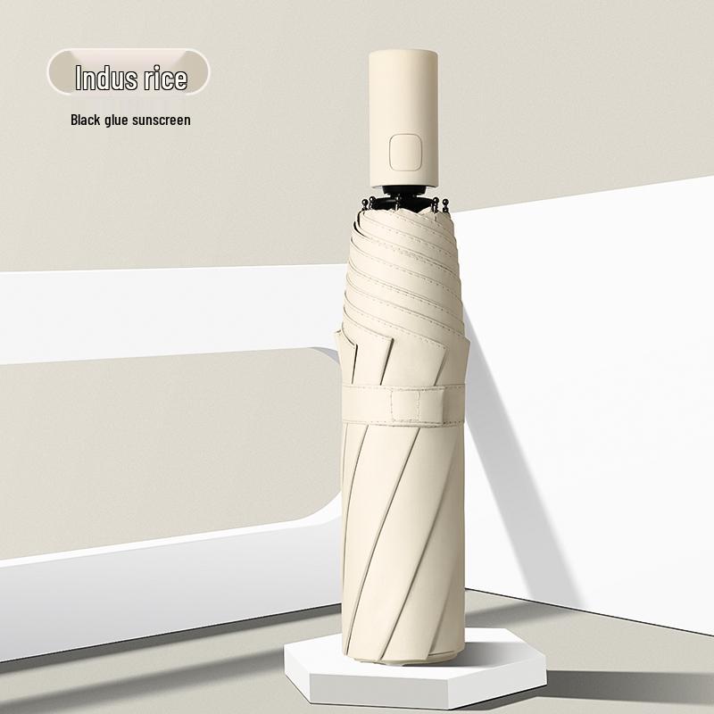 Large Women's Automatic Umbrella: UV Protection, Sunshade, Sturdy, Foldable, Suitable for Sun and Rain