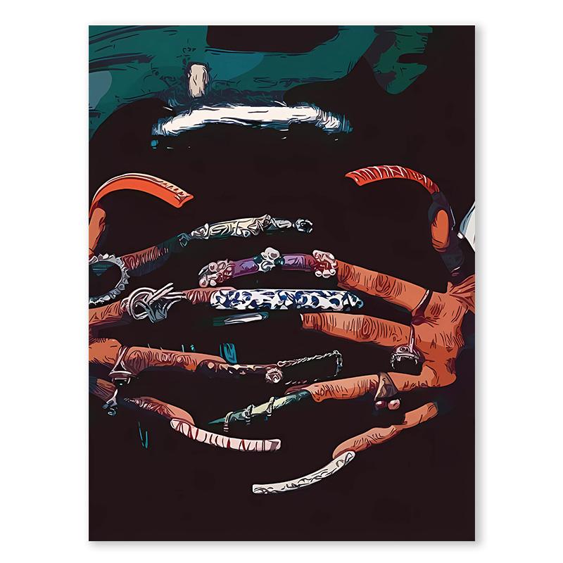 

Модные солнцезащитные очки Картина на холсте Браслеты Кольца Ювелирные изделия Постеры Высокие каблуки и нейл-арт Настенное искусство Гостиная Домашний декор 21x30cm No Frame