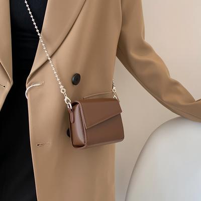 Mini sac à bandoulière pour femme, nouveau sac à bandoulière vintage simple à chaîne, tendance, polyvalent, petit sac carré