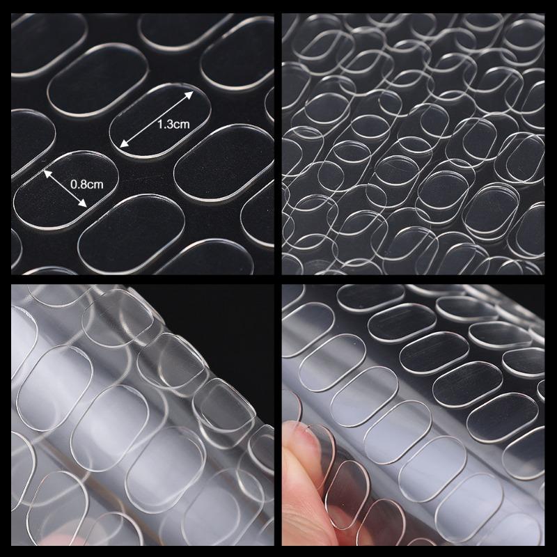 Wholesale Removable Double Sided Gel Glue Pads Clear Sticky Glue for Plastic Surface Action Figures Poster Wall Hanging Dots