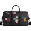Venturer 45 Logo Print Zipper Closure Large Travel Bag Men Bags Black Gray CY829-QBA5F
