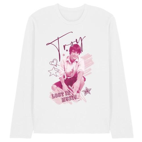 High School Musical Unisex Adult Troy Long-Sleeved T-Shirt