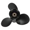Boat Motor Propeller 3 Blades 14 Spline Teeth Right Rotation Aluminum Alloy for 9.9‑20HP Outboard Engines