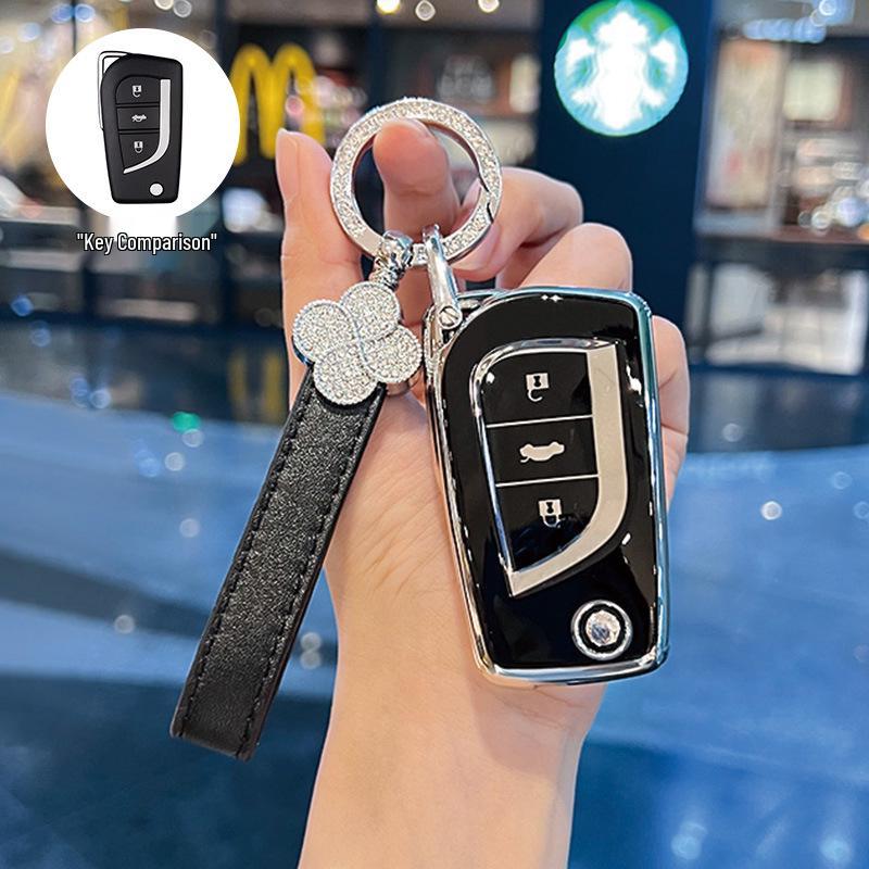 Compatible Key Covers for Toyota Corolla, Levin, Reiz, RAV4, Highlander, Wildlander.