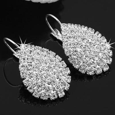 Élégant Coloré Strass Cristal Star Ear Stud Boucles d/'oreilles Femme FASHION JEWELRY