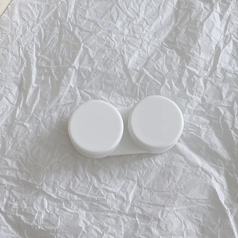 Mini Portable Contact Lens Case Eyes Contacts Care Container Box Contact Lenses Storage Box Color Contact Lens Box 1pcs
