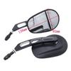 1 Pair Motorcycle Rearview Mirrors Side Mirror 8mm Threaded Universal for Harley Davidson Road King Touring XL 883 Sportster