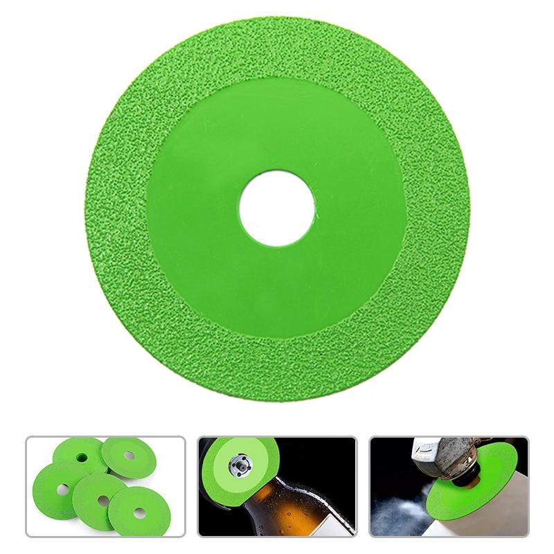 Diamond Ultra Thin Green Brazing Blade Cutting Blade Ceramic Jade Glass Tile Wine Bottle Grinding Cutting Saw Blade Tool