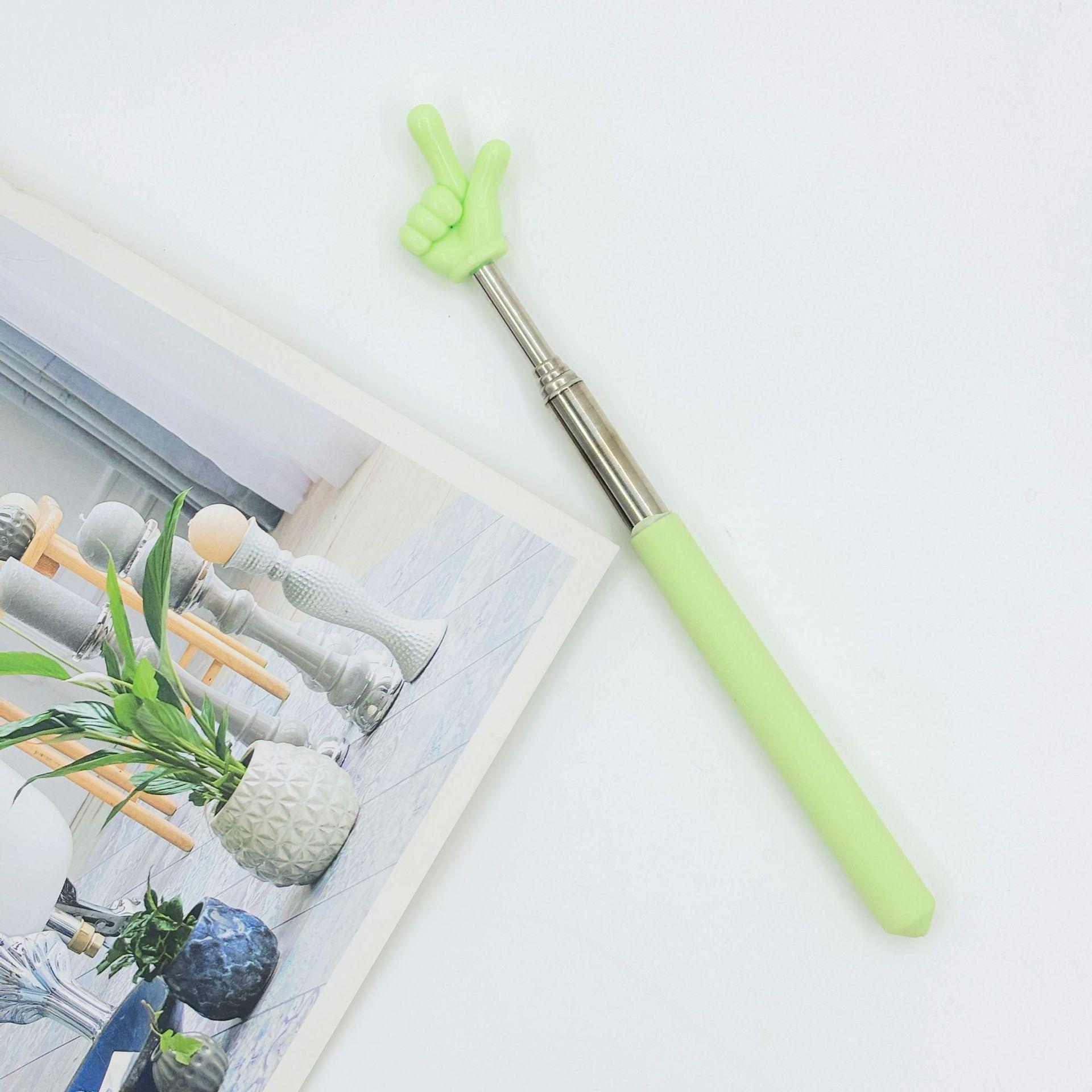 Stainless Steel Teaching Pointer Telescopic Reading Stick Whiteboard Finger Pointer Teachers Supplies