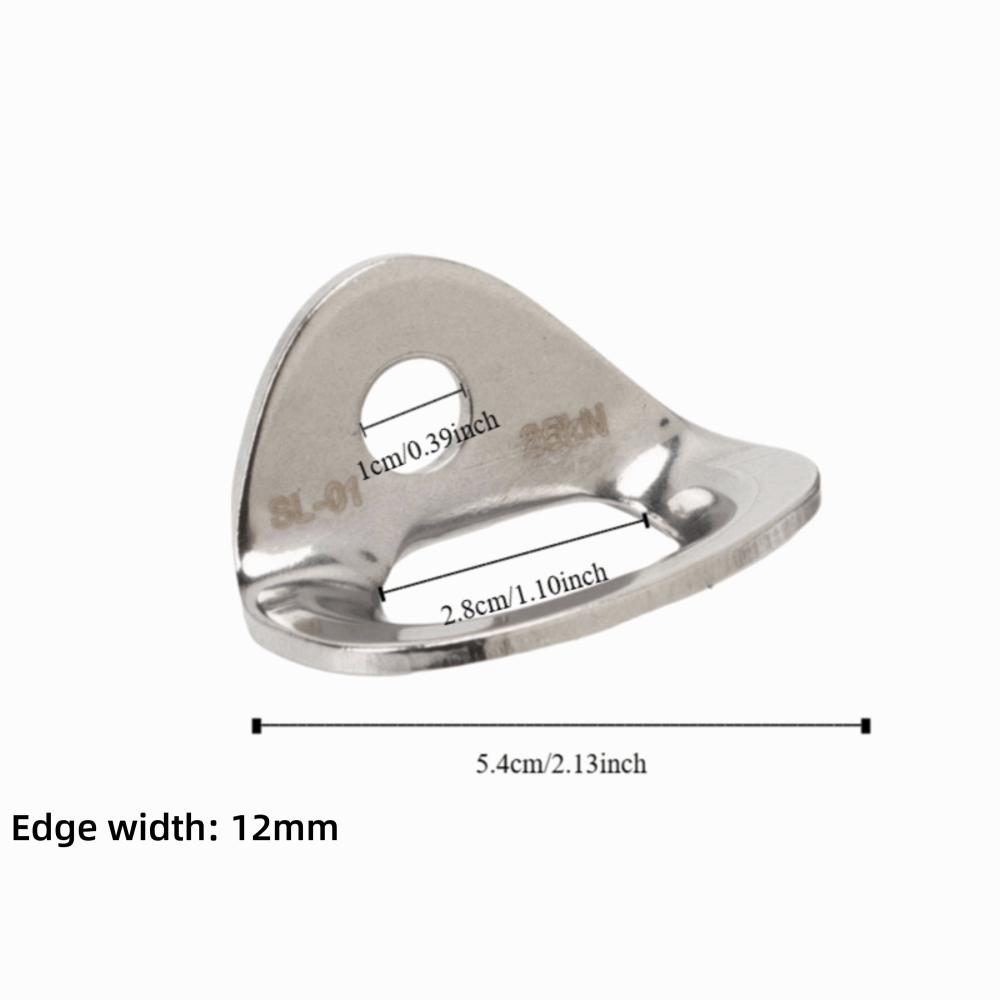 2 Pcs 25kN Climbing Bolt Hanger Stainless Steel Climbing Holds Bolt Hanger  Aerial Work
