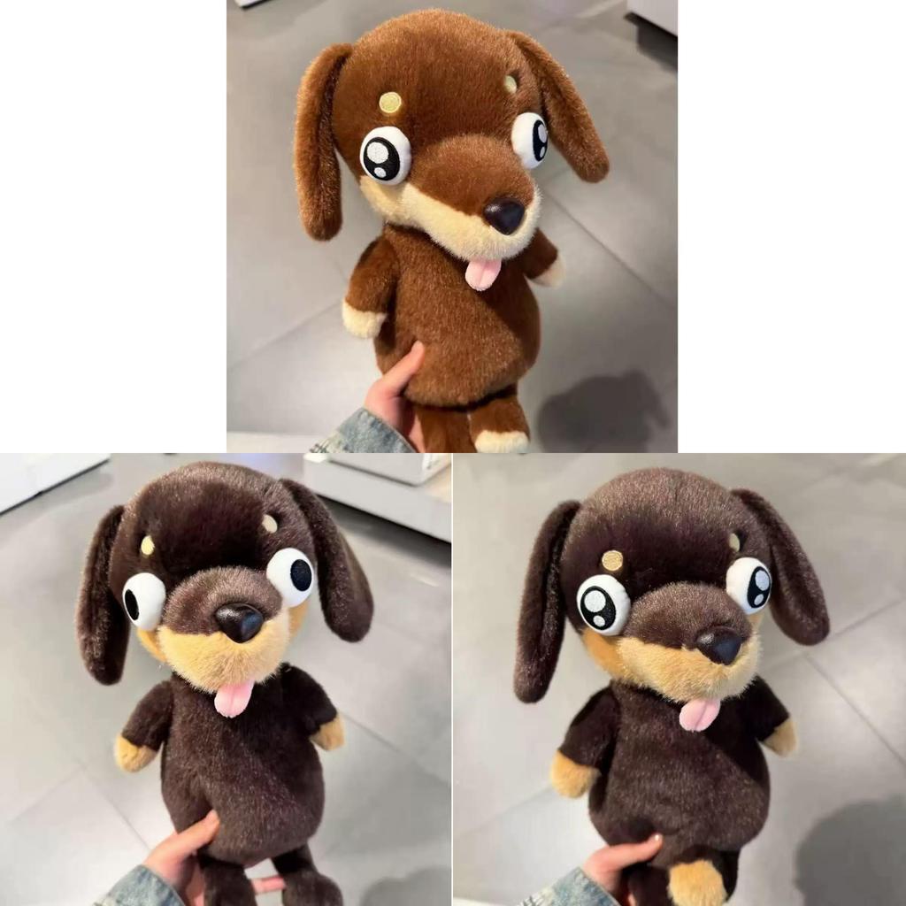 Plush Dachshund Toy With Funny Expression Gift For Girls And Friends