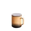 Ceramic Tea Mug with Lid Filter Mug Women Men Office Tea Separation Cups