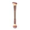 Dual-Ended Soft Bristle Foundation & Blush Brush for Contouring and Nose Shadow Makeup.