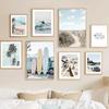Canvas Painting Nordic Surf Posters And Prints Wall Art Pictures For Living Room Home Decor Beach Surfers Coconut Tree Car