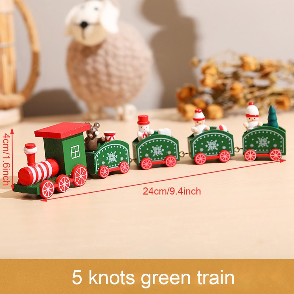 Wooden Train Christmas Ornament Merry Christmas Decoration For Home Table 2026 Xmas Gifts Noel Natal Navidad New Year 2026 Gifts