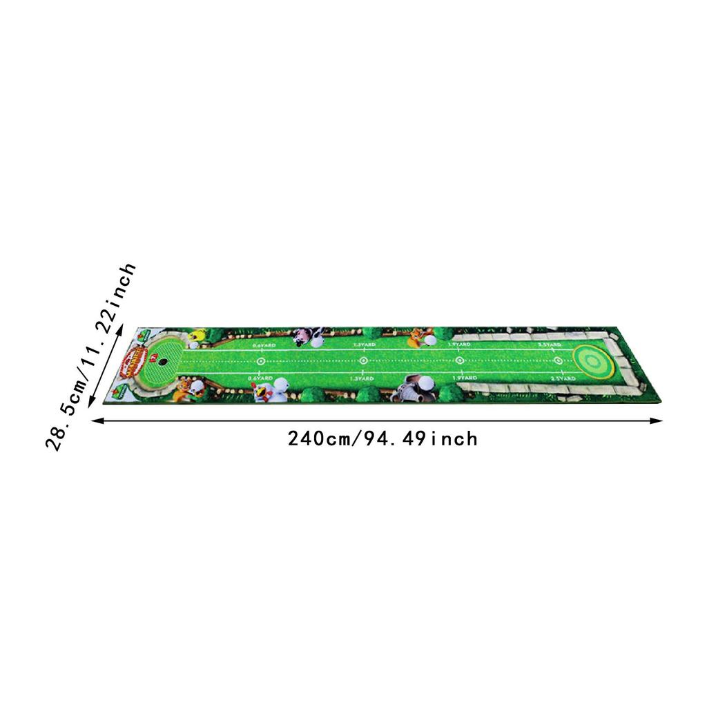 Golf Putting Mat Practical Golf Practice Mat for Park Office Indoor Outdoor